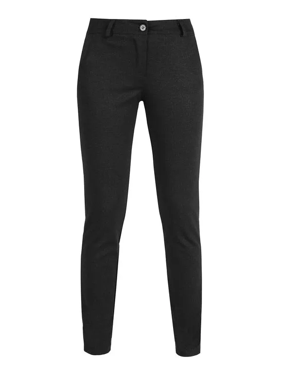 Sofy'S Chic Pantalón casual de mujer de pierna recta.