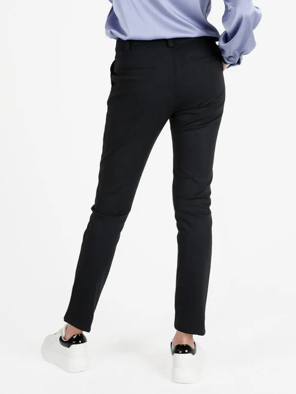 Sofy'S Chic Pantalón casual de mujer de pierna recta.