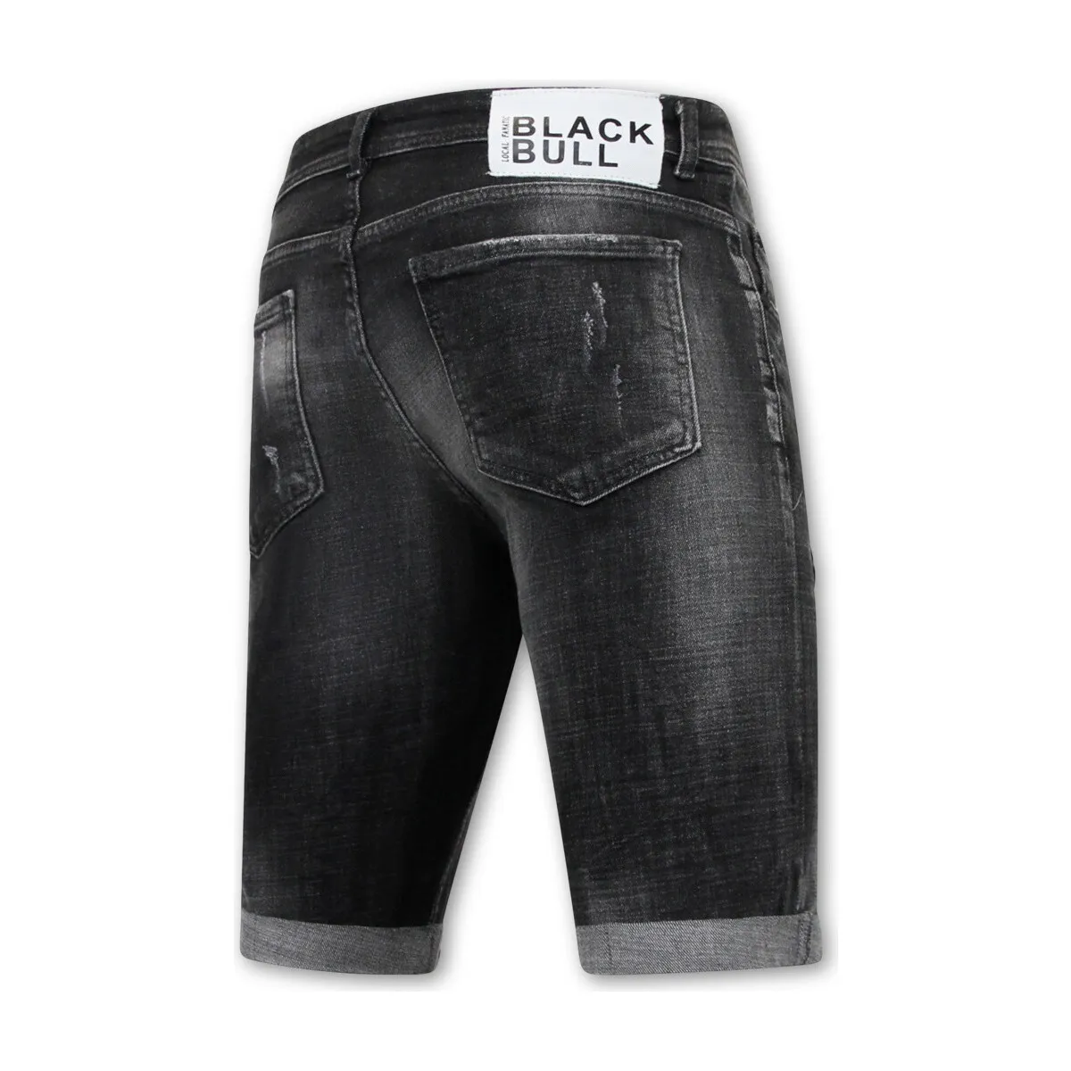 Stonewashed Ripped Short Slim Fit