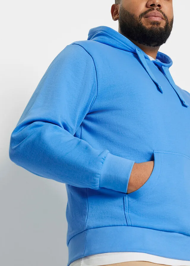 Sudadera con capucha azul brillante