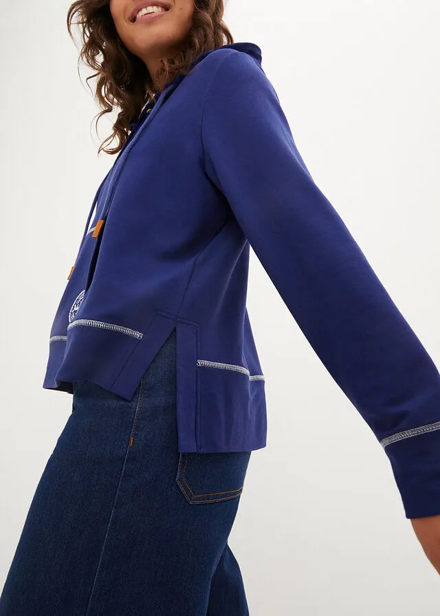 Sudadera con capucha Azul oxford