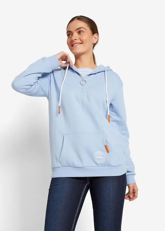 Sudadera con capucha Azul perla