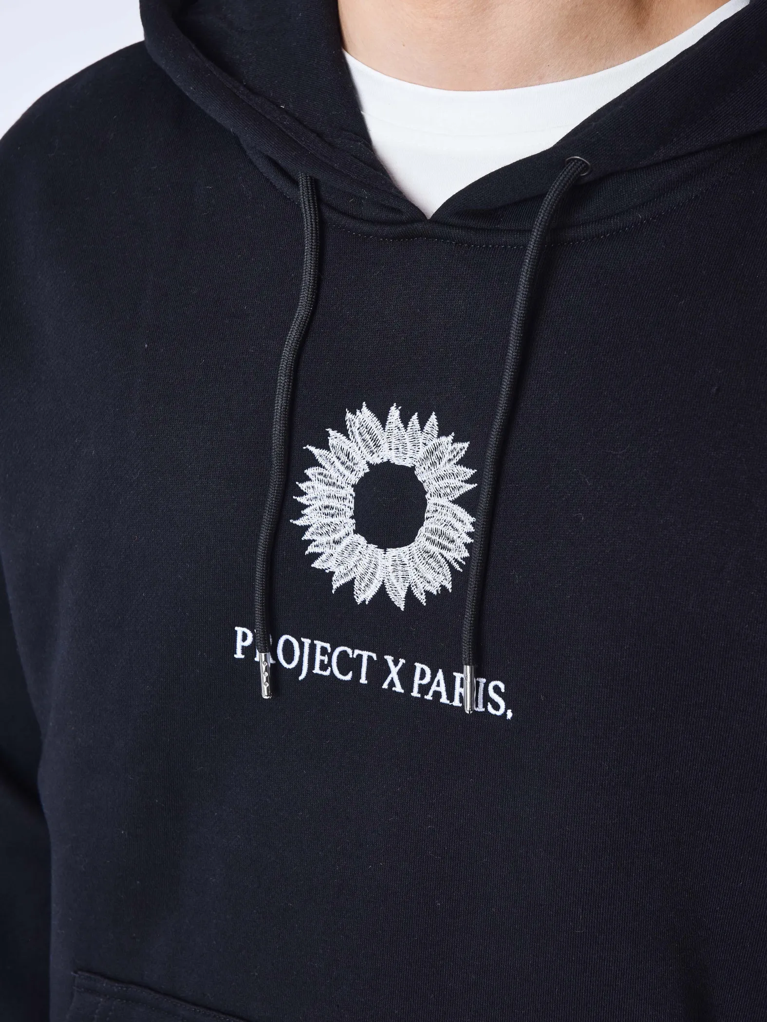 Sudadera con capucha Girasol bordado