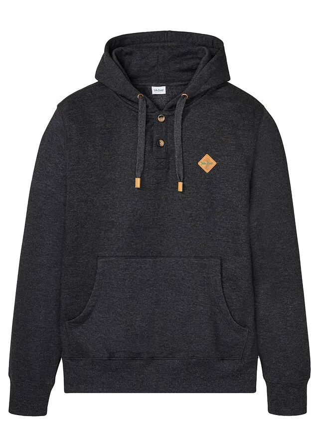 Sudadera con capucha Negro moteado