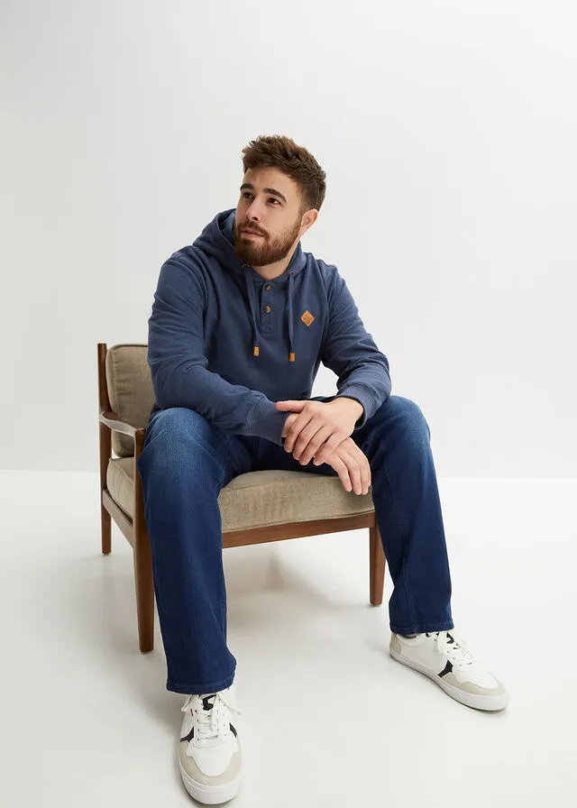 Sudadera con capucha Negro moteado