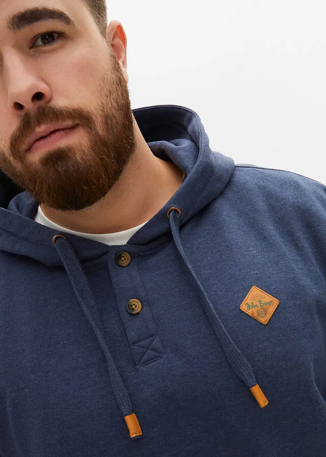 Sudadera con capucha Negro moteado
