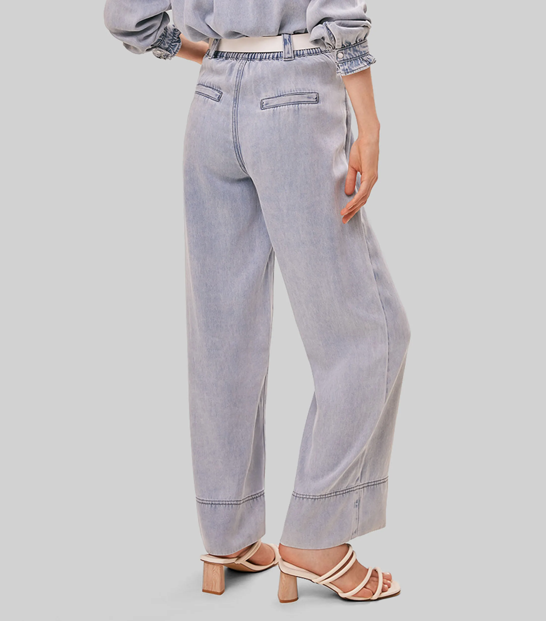 SUNCOO Jeans Wideleg Mujer