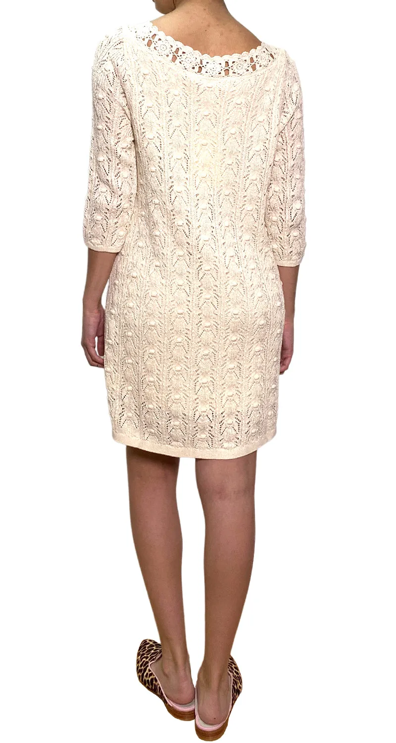 SÉZANE Vestido Tejido Crema