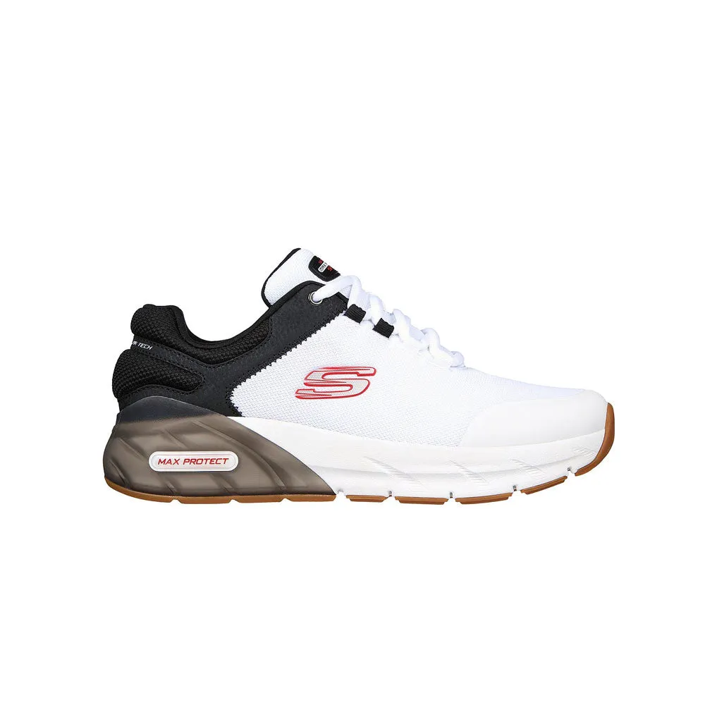 TENIS HOMBRE SKECHERS MAX PROTECT  BLANCONEGRO