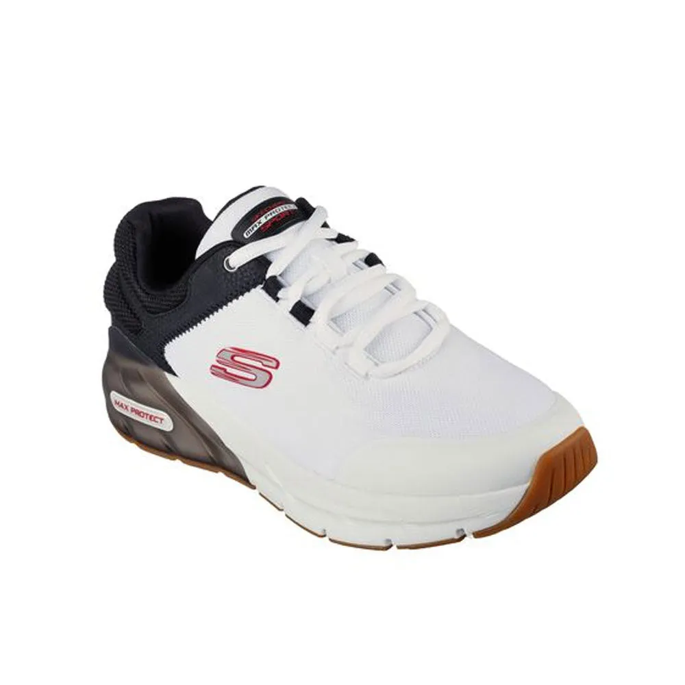 TENIS HOMBRE SKECHERS MAX PROTECT  BLANCONEGRO