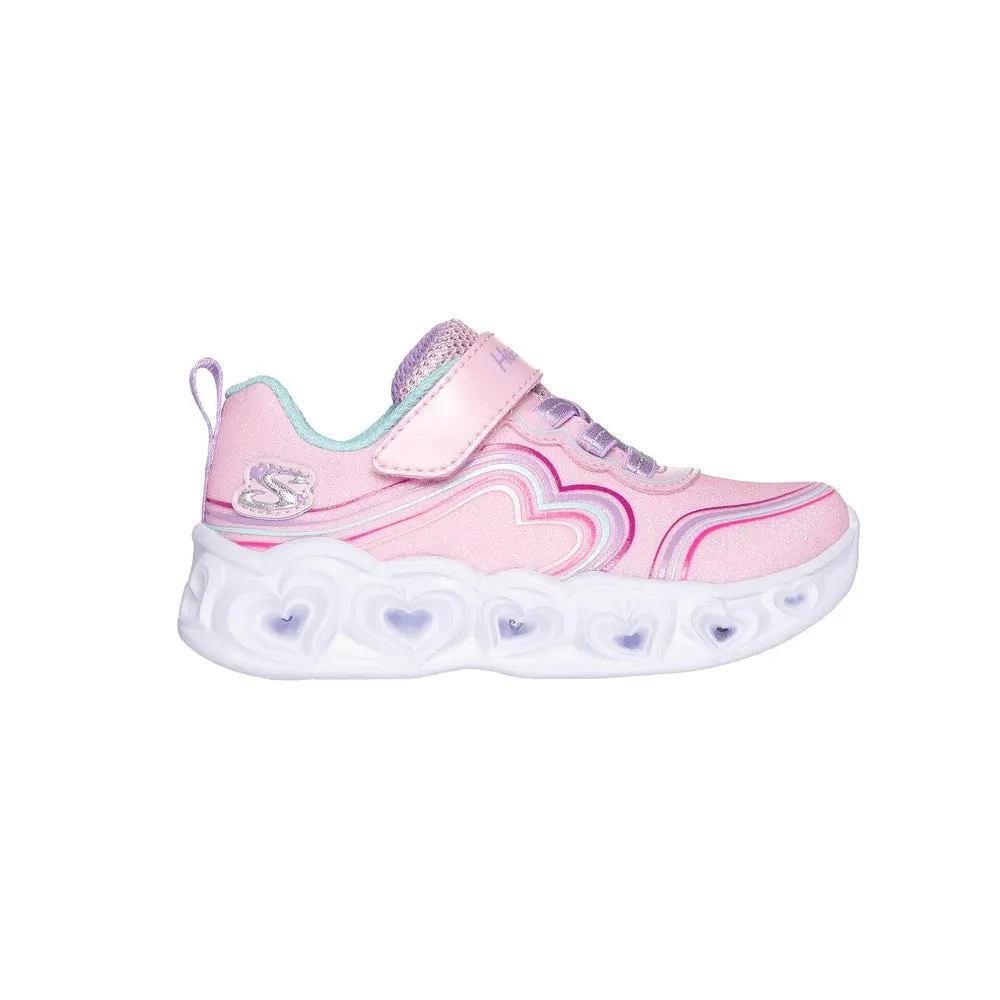 TENIS IA SKECHERS HEART LIGHTS  ROSADO
