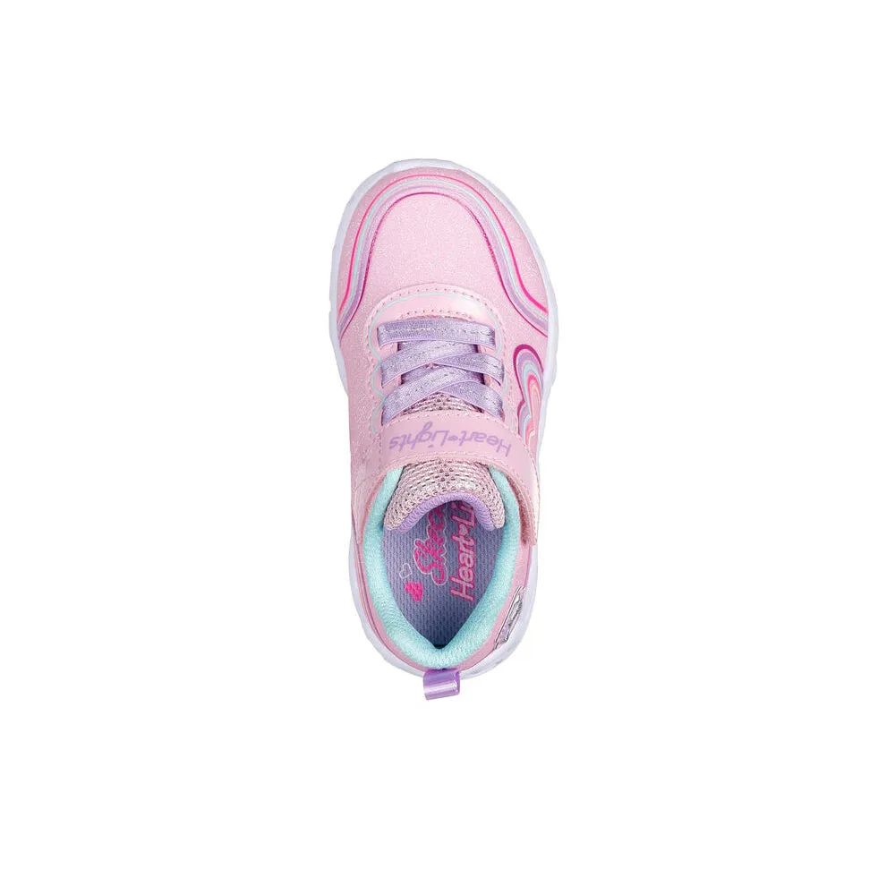 TENIS IA SKECHERS HEART LIGHTS  ROSADO