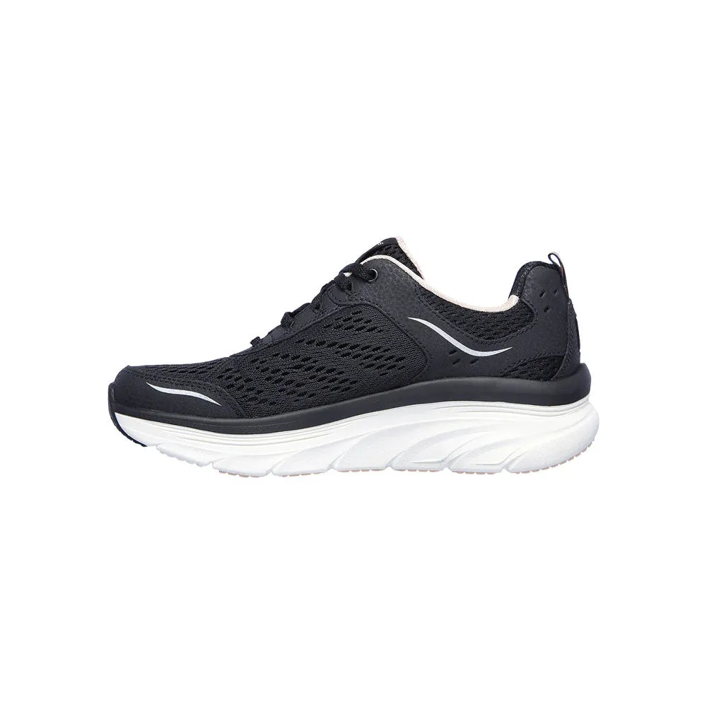 TENIS MUJER SKECHERS D'LUX WALKER   NEGROBLANCO