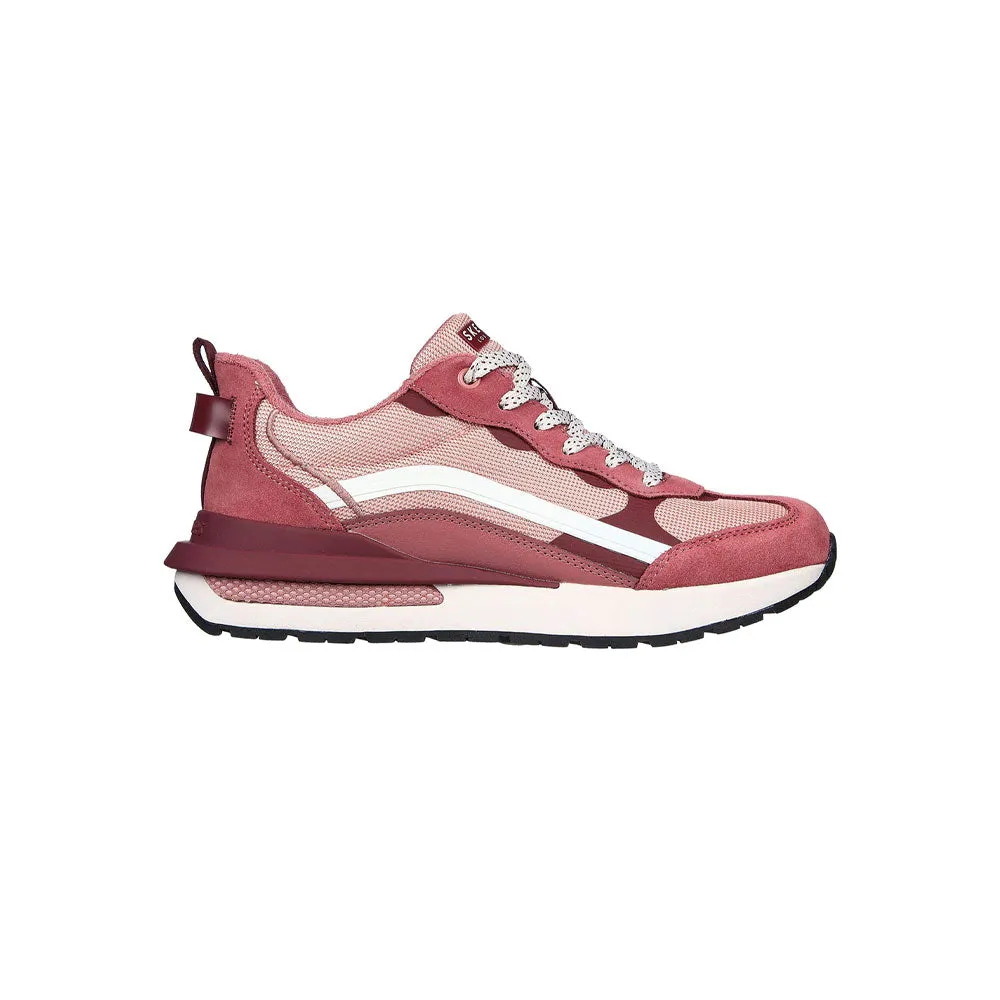 TENIS MUJER SKECHERS INFINITE JOGGER   ROSA  VINOTINTO