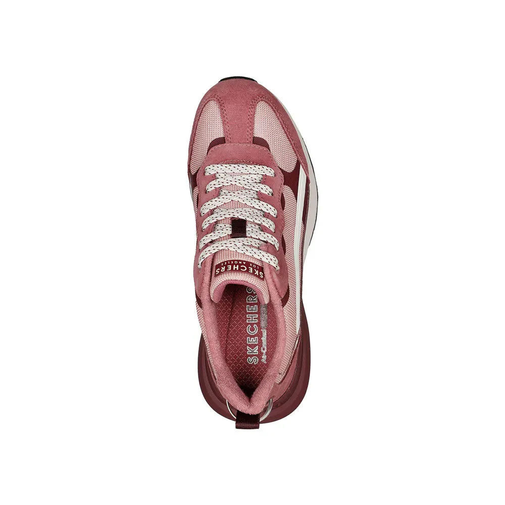 TENIS MUJER SKECHERS INFINITE JOGGER   ROSA  VINOTINTO