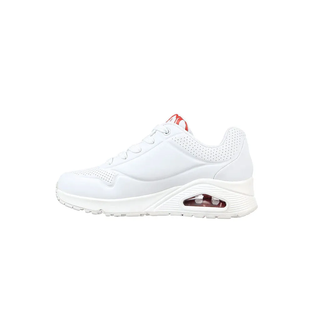 TENIS MUJER SKECHERS JGOLDCROWN UNO   BLANCO