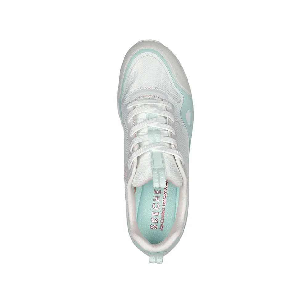 TENIS MUJER SKECHERS UNO 2   BLANCO  AZUL