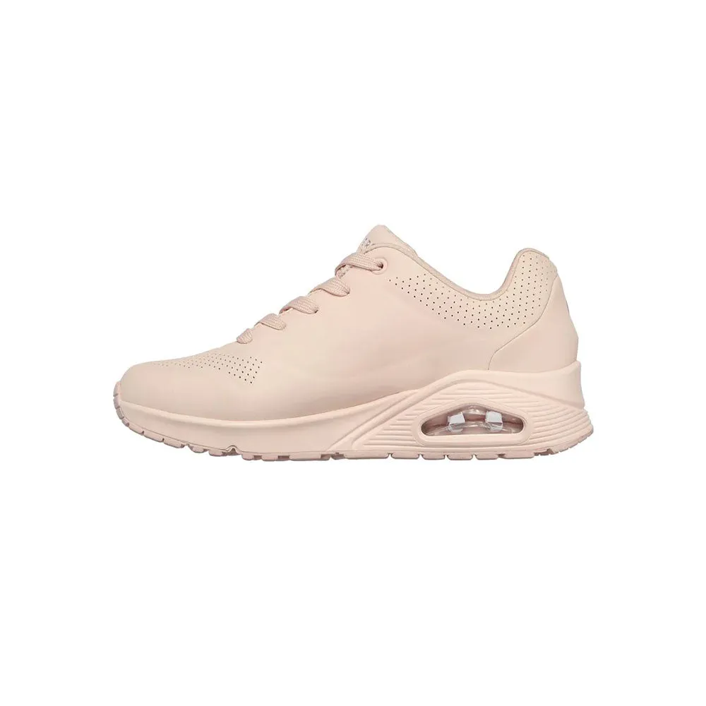 TENIS MUJER SKECHERS UNO FROSTY  KICKS  ROSA