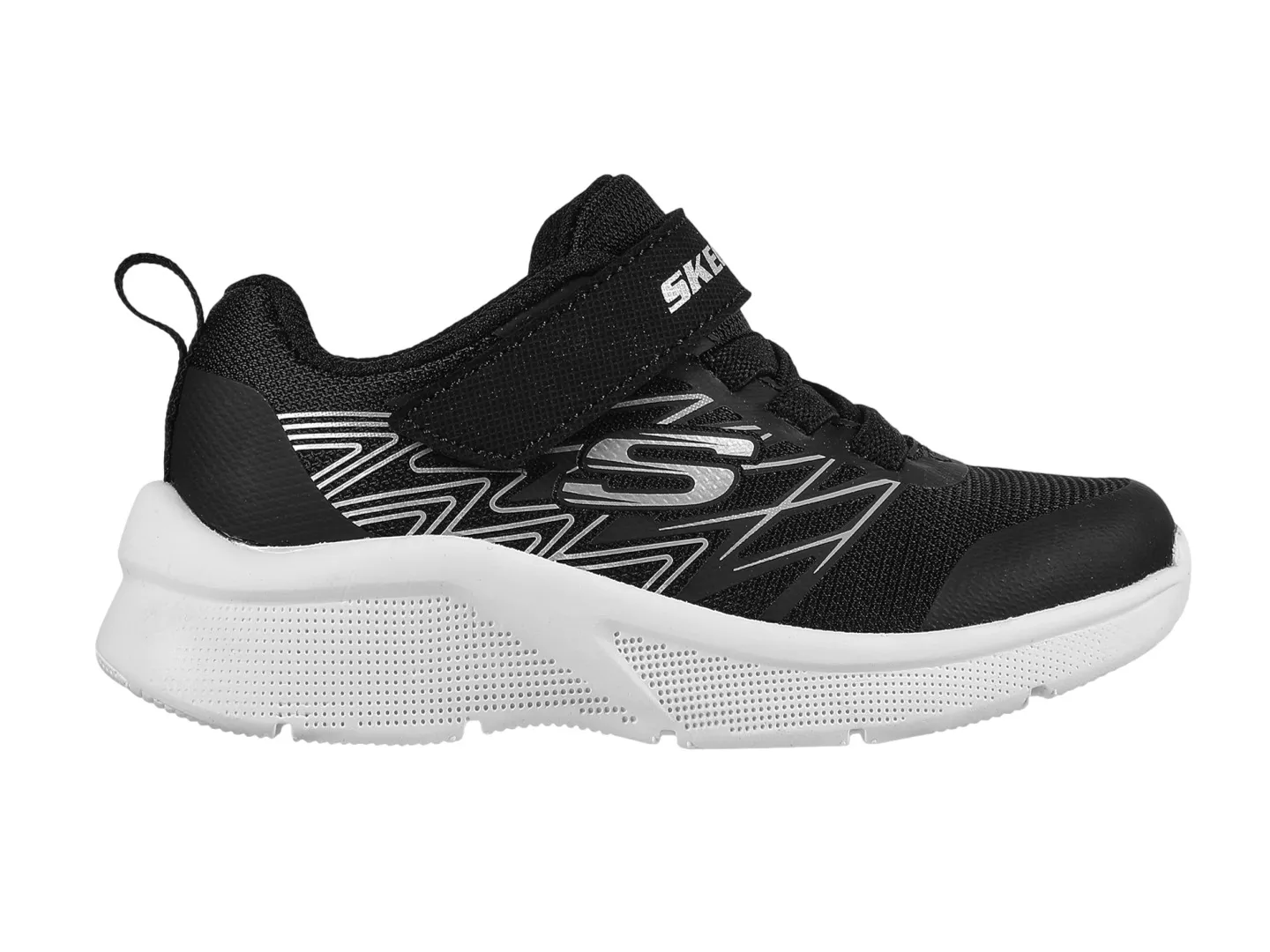Tenis Skechers Microspec Negro Para Niño