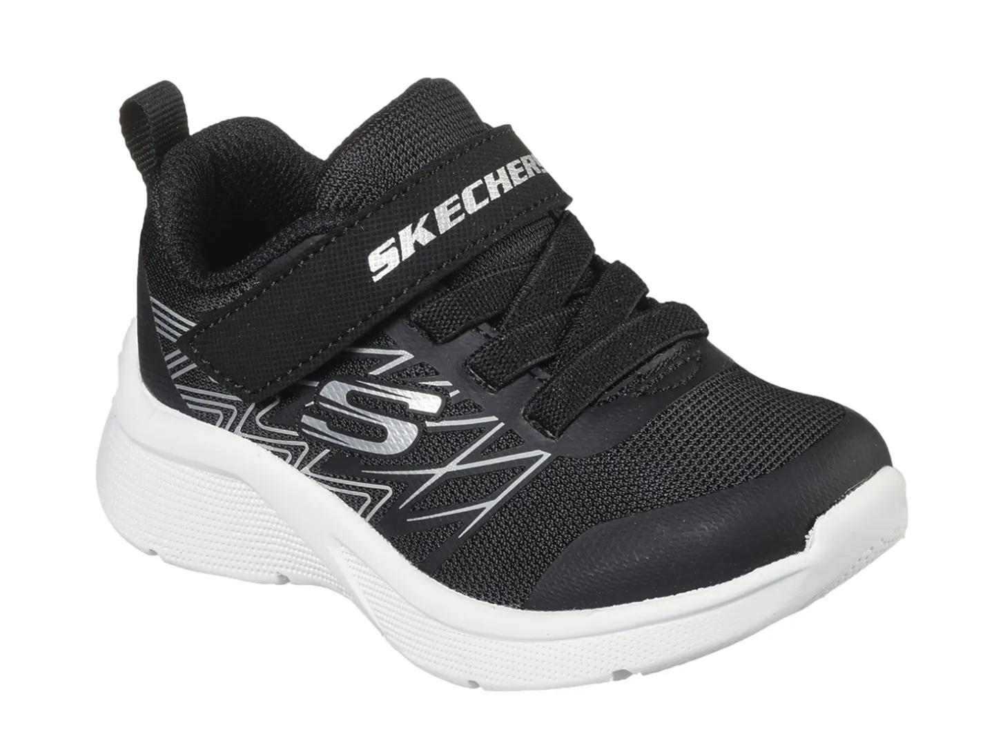 Tenis Skechers Microspec Negro Para Niño