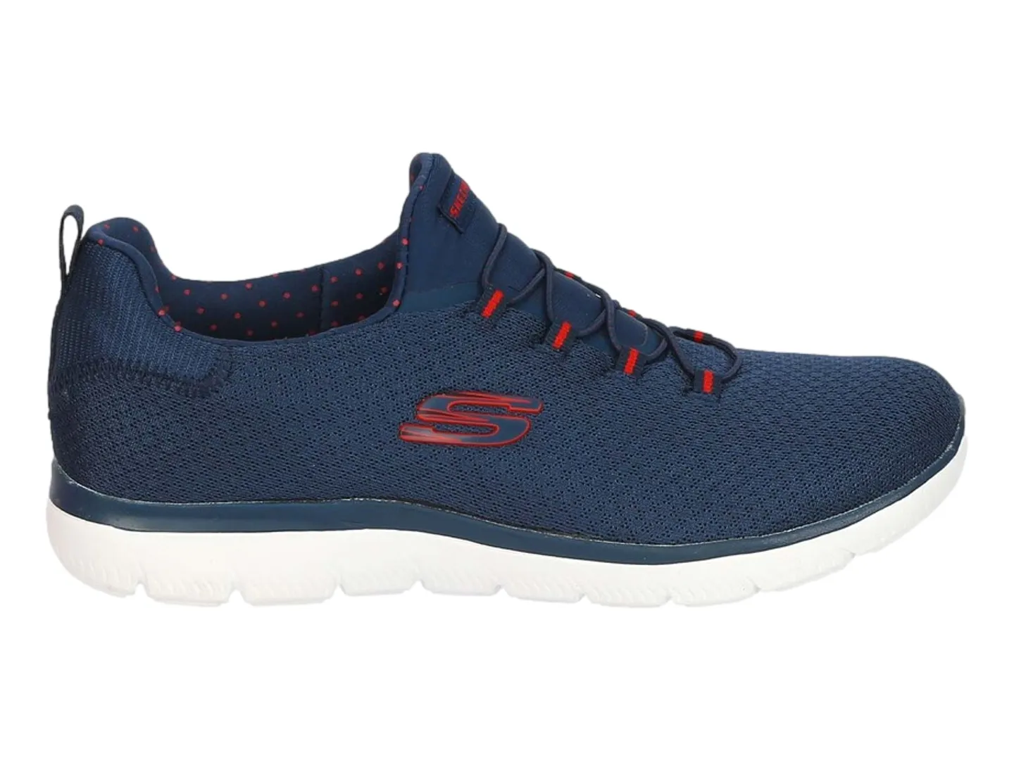 Tenis Skechers Sport Azul Para Mujer