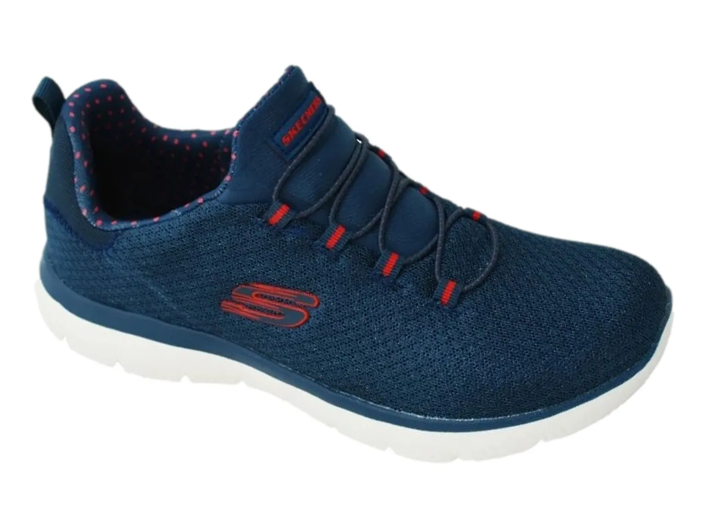 Tenis Skechers Sport Azul Para Mujer