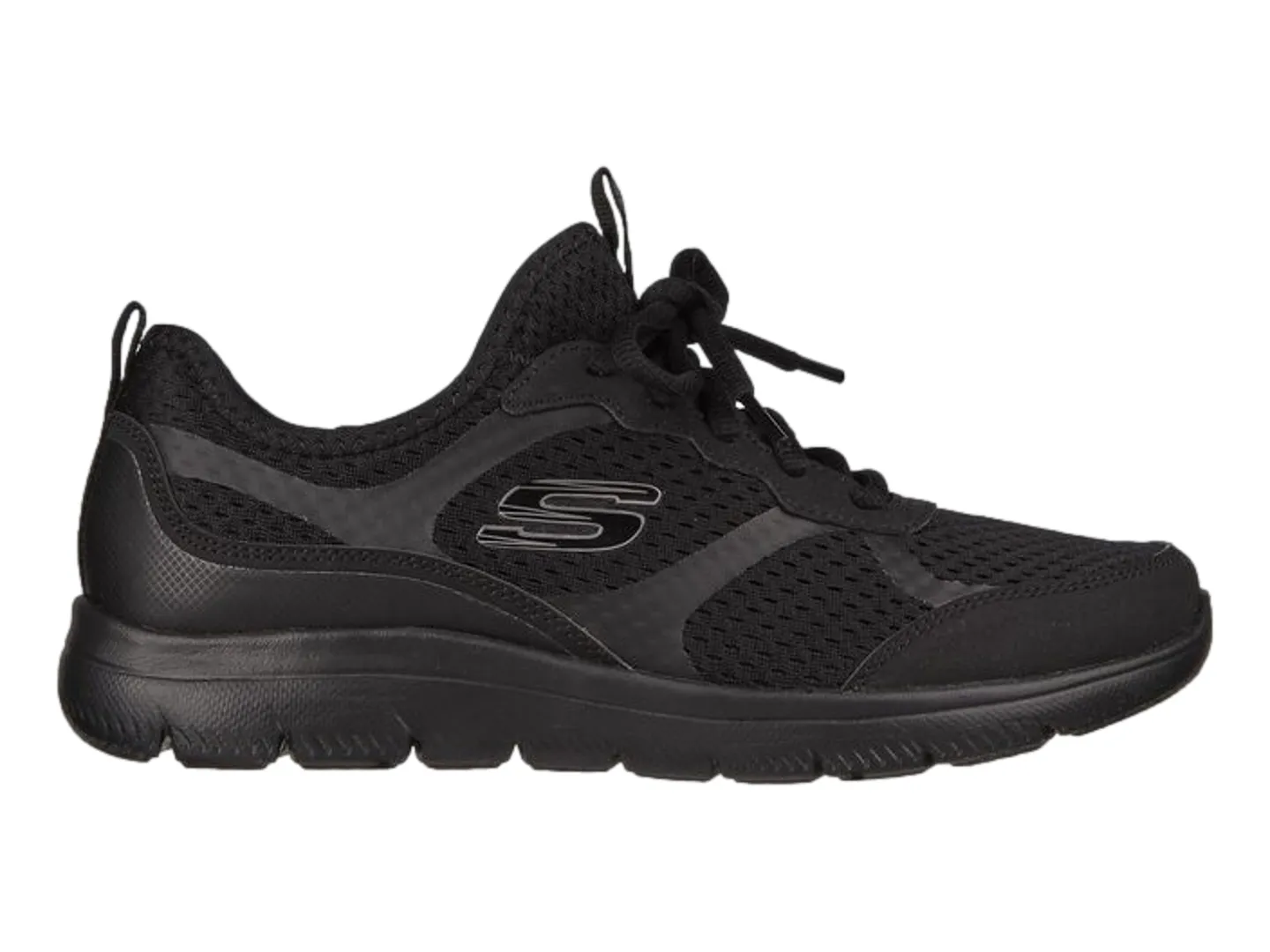 Tenis Skechers Summits Negro Para Mujer