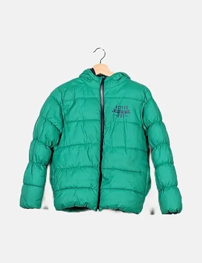 Tex Plumas verde con capucha