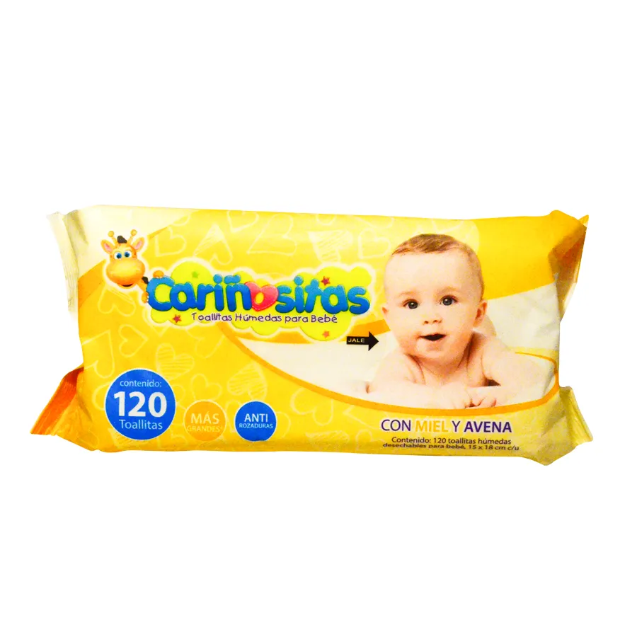Toallitas Húmedas con Miel para Bebé, Cariositas