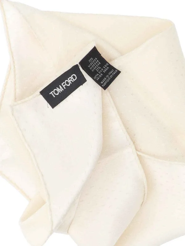 TOM FORD BOLSO CLUTCH  BLANCO