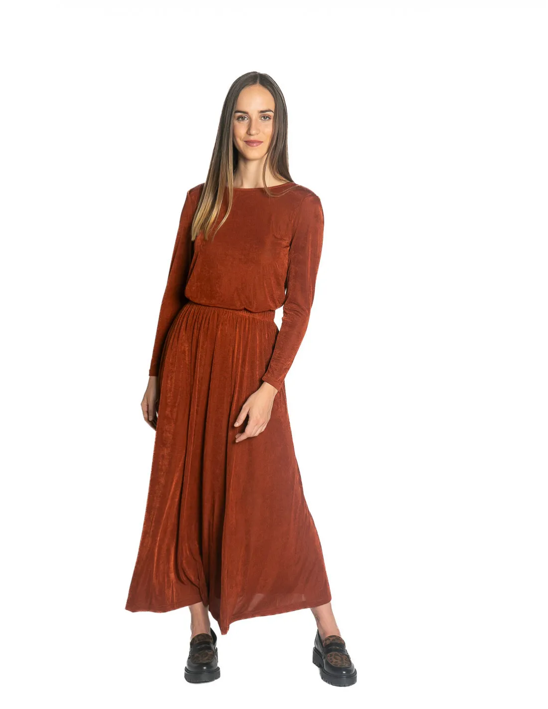 TOP ACABADO BRILLANTE MARRON COMPAÑIA FANTASTICA