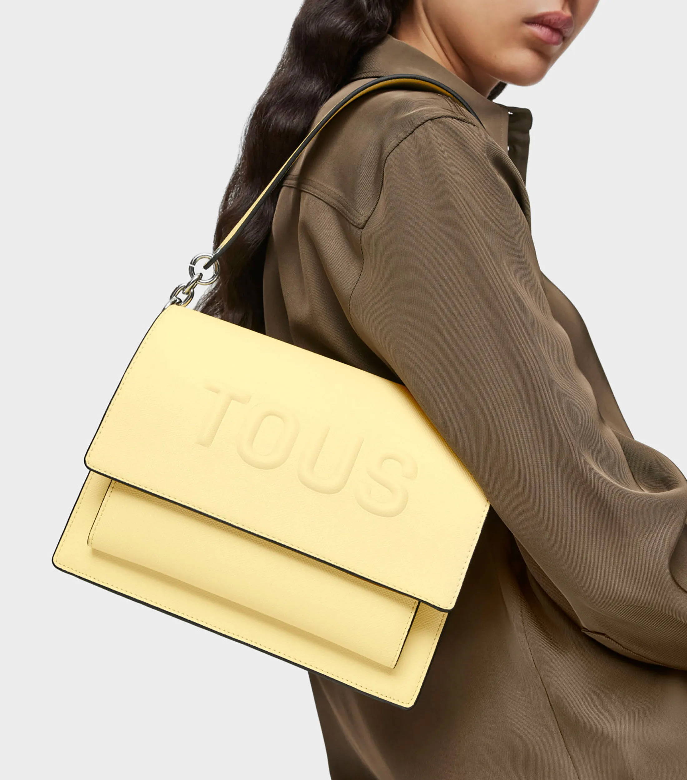 Tous Bolso crossbody mediano Audree amarillo claro Brenda Mujer