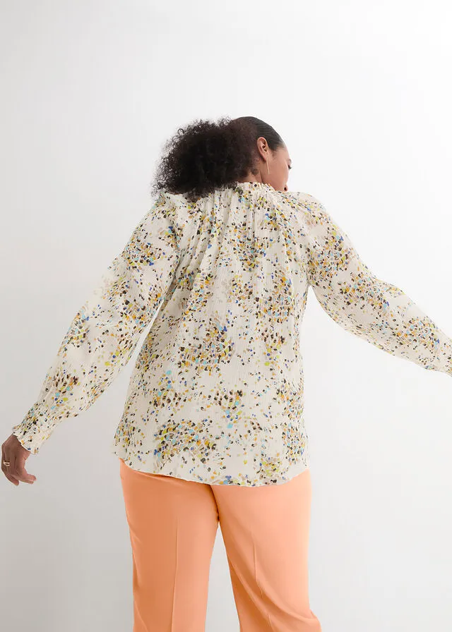 Túnica Beige estampado