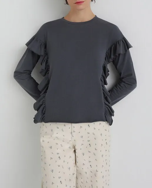 Unit Camiseta mujer con volante