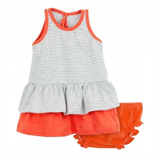 Vestido bebé niña con braguita