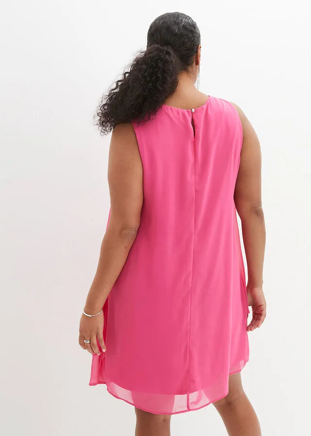 Vestido con aplicación Azul oscuro