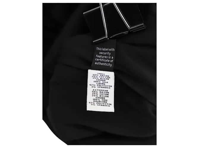 Vestido de encaje Nisha en poliéster negro de Diane Von Furstenberg 