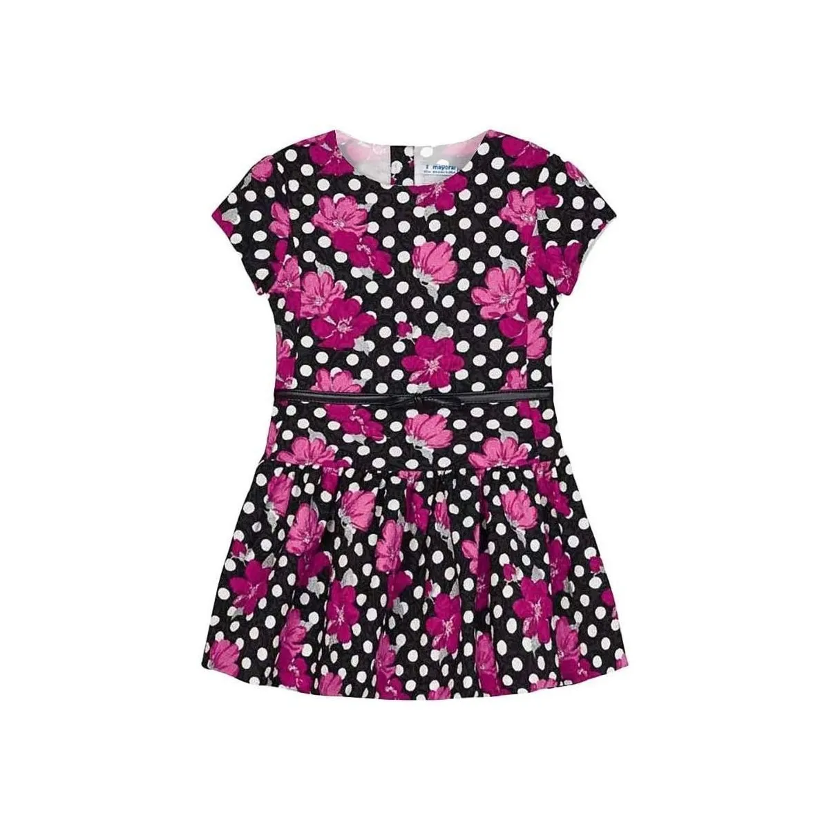 Vestido jacquard estampado