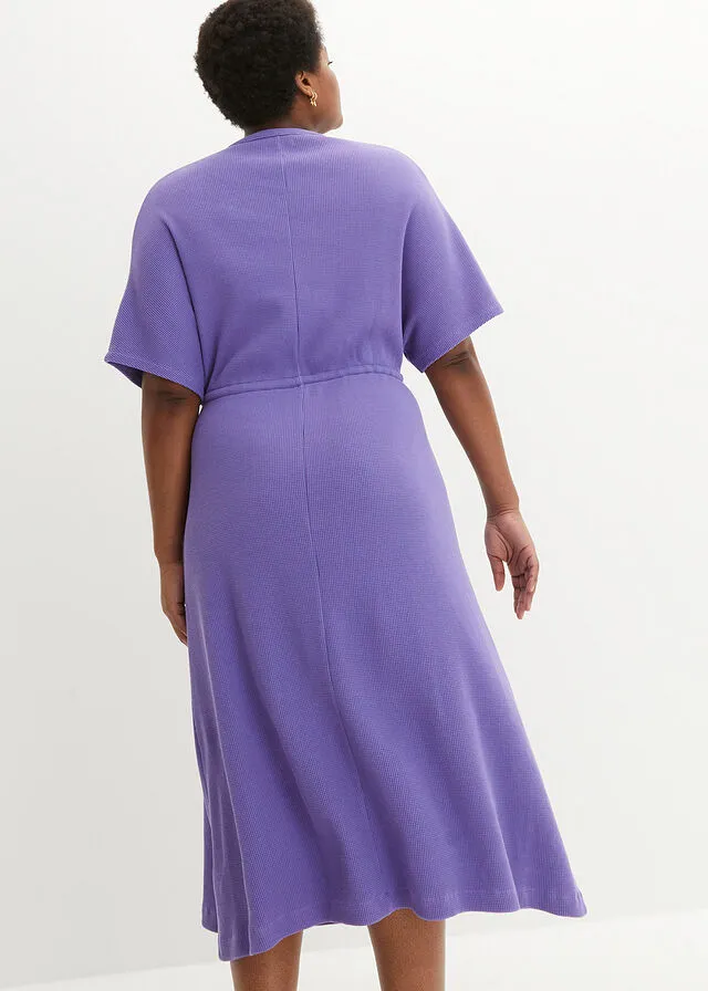 Vestido midi con bolsillos Azul violáceo