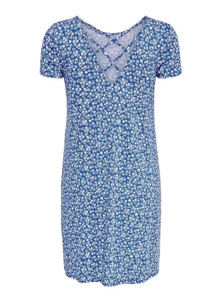 Vestido Only Bera Azul Para Mujer