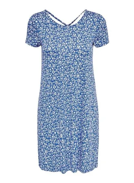 Vestido Only Bera Azul Para Mujer