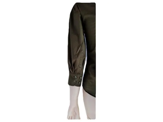 Yves Saint Laurent Tops Caqui 
