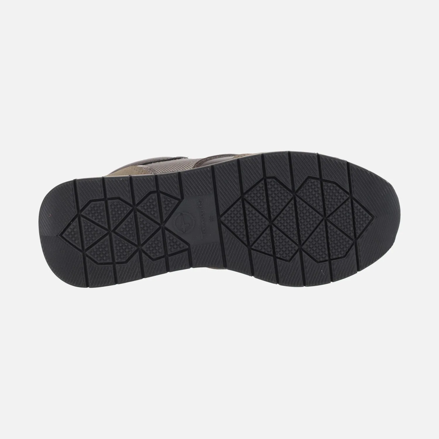 Zapatillas deportivas confort en combinado marrón Tamaris