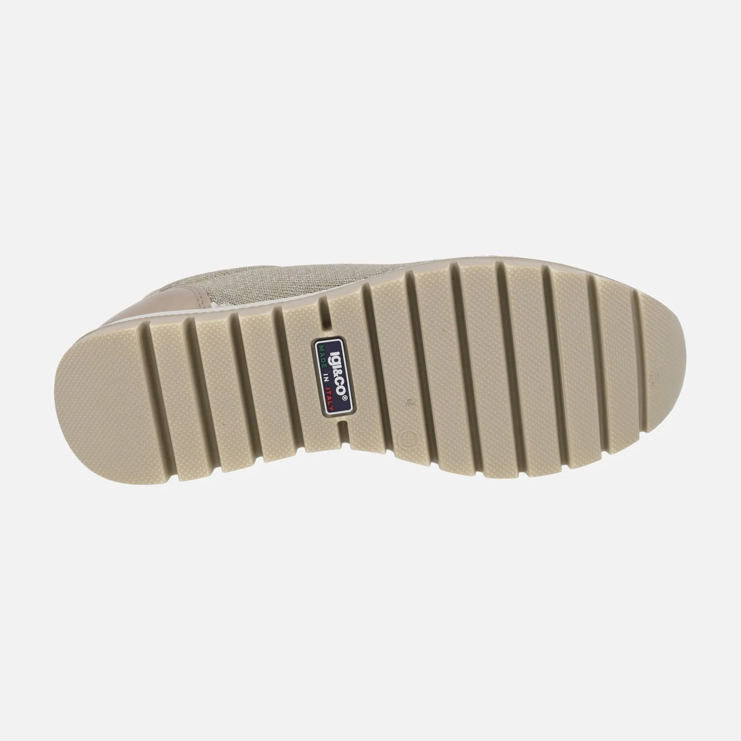 ZAPATILLAS DEPORTIVAS PARA MUJER EN COMBINADO TAUPE  ORO