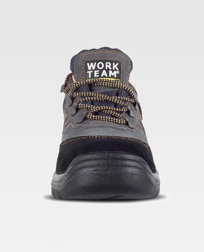 Zapato de serraje con cordones Tipo treking Gris