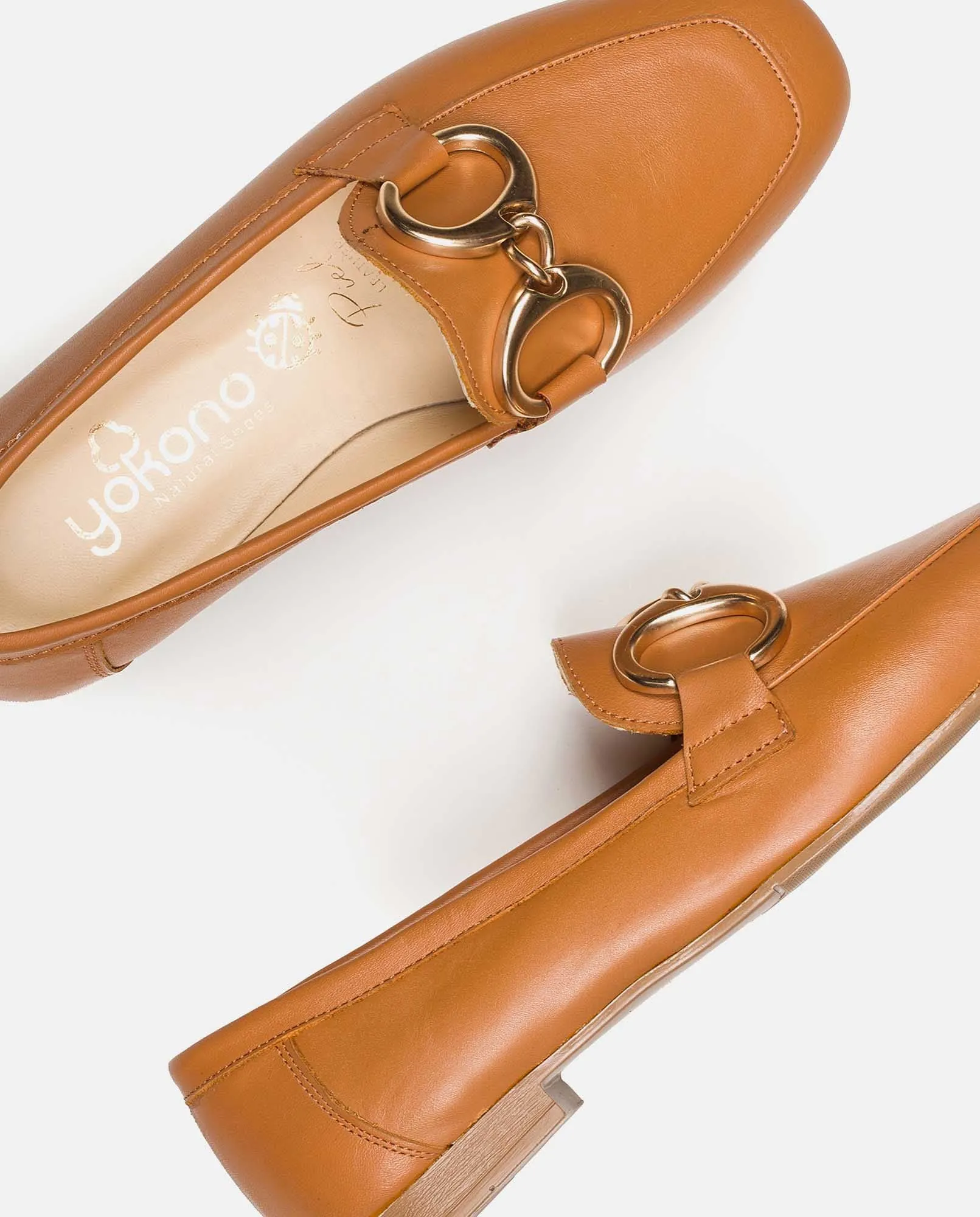 Zapato plano Regina 001 marron