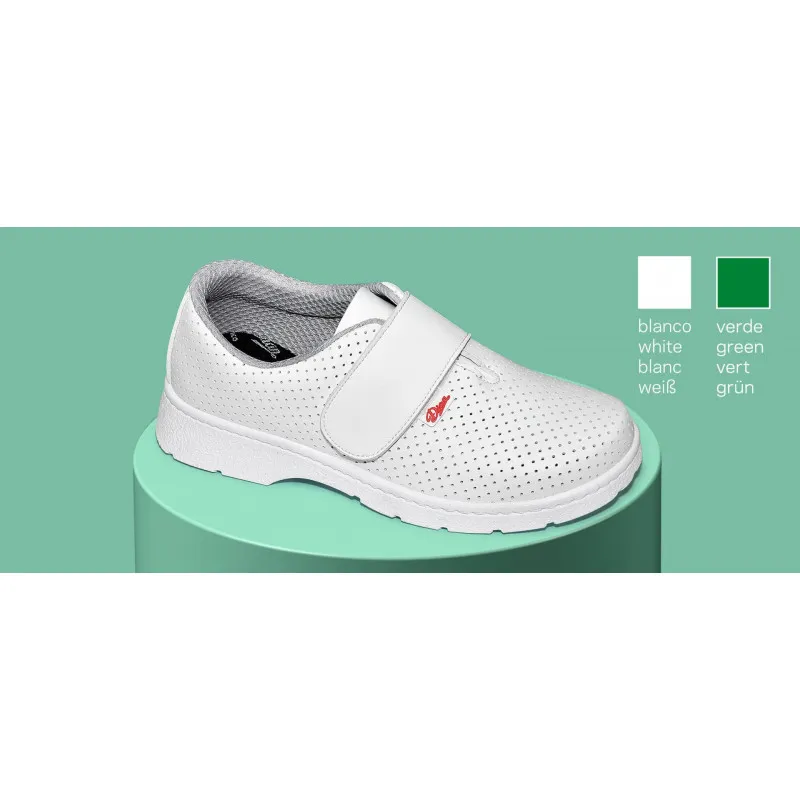 ZAPATO SANITARIO PERFORADO HIPERVENTILADO SIN COSTURA INTERIOR DIAN 1807LM