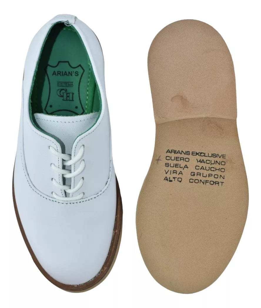 Zapato Vestir Juvenil Mujer Niño Elegante Comodo Arians 1956