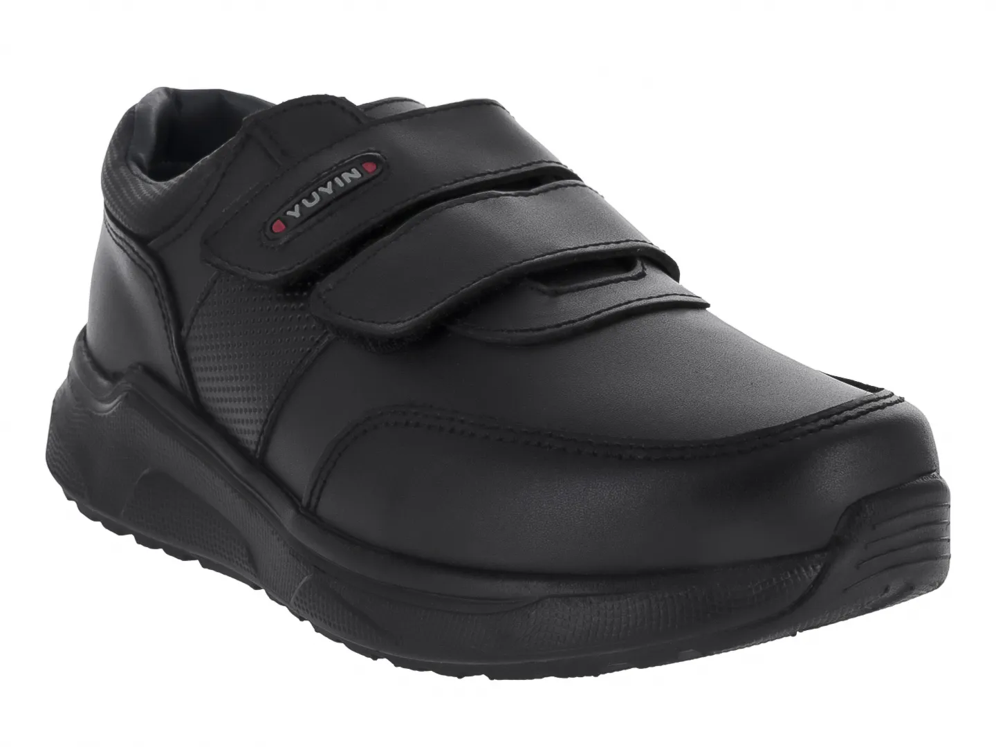 Zapatos Yuyin Flor Entera Negro Para Niño