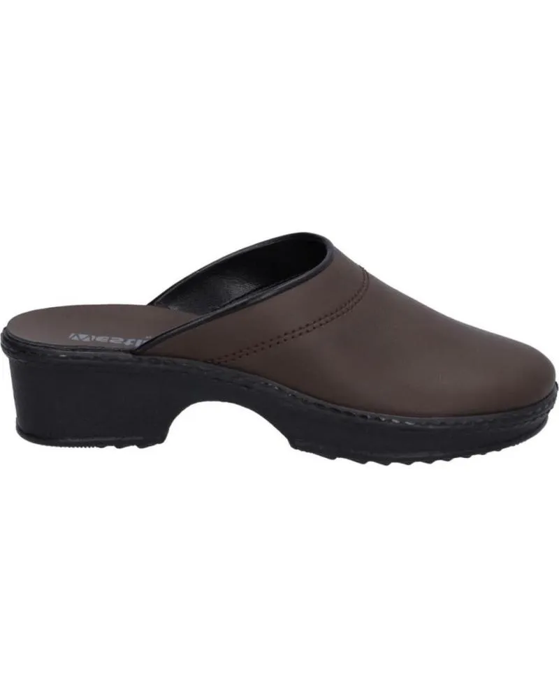 Zuecos WESTLAND  de Mujer ADRIEN PIEL  MARRON